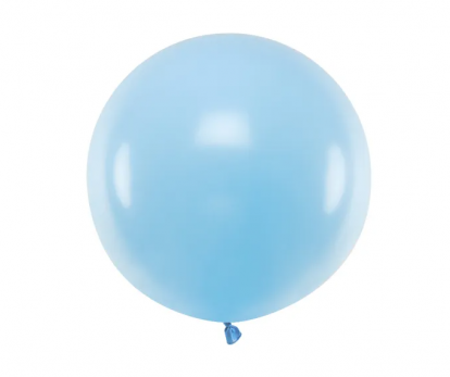 Balons, gaiši zils (60 cm/Party Deco)