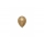 Balons, hromēts zelts (12 cm/Sempertex)