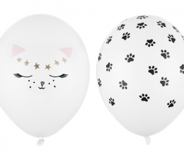 Balons "Kaķītis un ķepiņas" (30 cm)