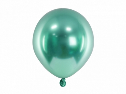 Balons, hromēts piparmētras (12 cm/Party Deco)
