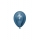 Balons, chrome zils (12 cm/Sempertex)