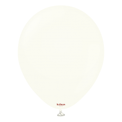 Balons, retro balts (30 cm/Kalisan)