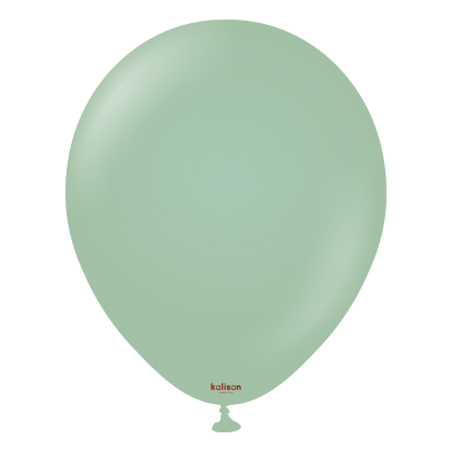 Balons, retro zaļā krāsā (12 cm/Kalisan)