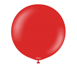 Balons, sarkans (60 cm/Kalisan)