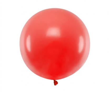 Balons, sarkans (60 cm/Party Deco)