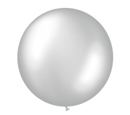 Balons, sudrabs (1 m/Sempertex)