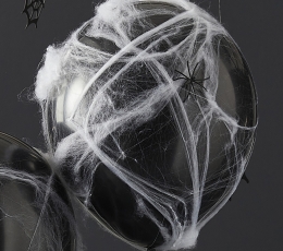 Balonu komplekts ar zirnekļa tīklu un zirnekļiem (5 gab./30 cm) 1