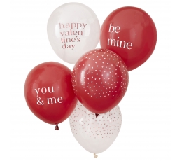 Balonu komplekts "You & Me" (5 gab./30 cm)