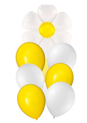 Balonu pušķis "Margrietiņa"