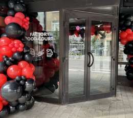 Balonu virtene "Food court" 1 Balonu virtene "Food court" 1
