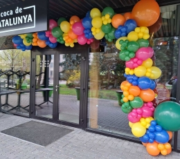 Balonu virtene "Krāsainā" 1