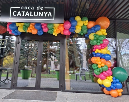 Balonu virtene "Krāsaina"