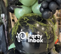 Balonu virtene "Melns - zaļš " 1