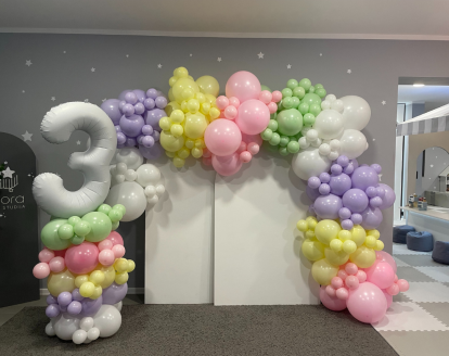 Balonu virtene "Pastel 3"