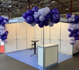 Balonu virtene "Violetais mākonis" 1