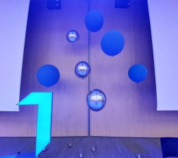 Balonu virtene "Zilais sapnis'' 2