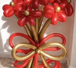 Balonu ziedu pušķis (7 ziedi) 1