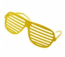 Brilles - žalūzijas, dzeltenas (1gab.)