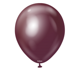 Chrome balons, burgundija (12 cm/Kalisan)