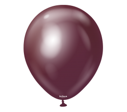 Chrome balons, burgundija (30 cm/Kalisan)