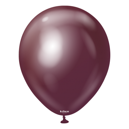 Chrome balons, burgundija (30 cm/Kalisan)