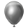 Chrome balons, pelēks (12 cm/Kalisan)