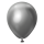 Chrome balons, pelēks (30 cm/Kalisan)