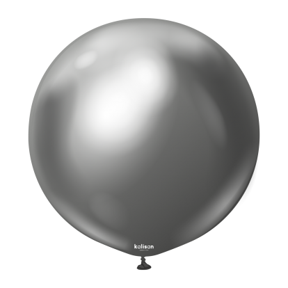 Chrome balons, pelēks (60 cm/Kalisan)