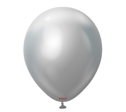 Chrome balons, sudraba (12 cm/Kalisan)