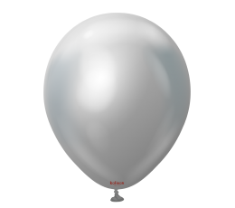 Chrome balons, mirror silver (30 cm/Kalisan)