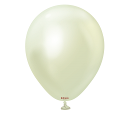 Chrome balons, zaļš - zelts (12 cm/Kalisan)