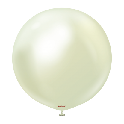 Chrome balons, zaļš - zelts (60 cm/Kalisan)