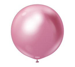 Hromēts balons, spoguļrozā (60 cm/Kalisan)