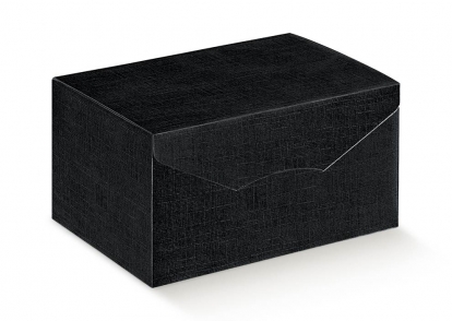 Dāvanu kastīte, melna (245x245x150 mm)