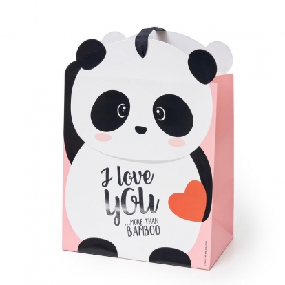 Dāvanu maisiņš "Panda" (19x25x11,5 cm)