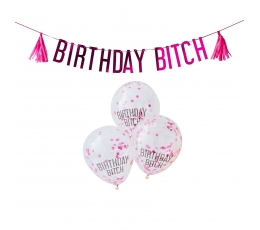 Dekorāciju komplekts "Birthday Bitch"