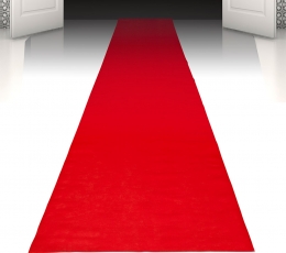 Dekoratīvais paklājs, sarkans (450 x 60 cm)