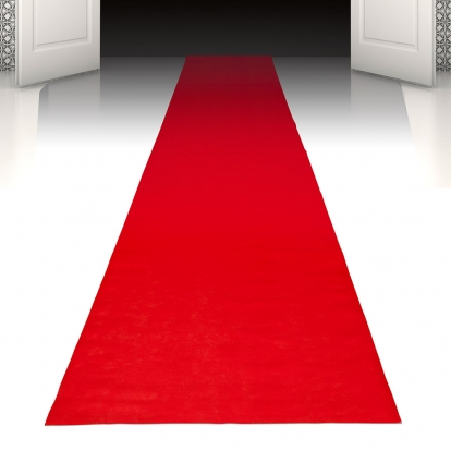 Dekoratīvais paklājs, sarkans (450 x 60 cm)