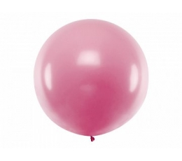 Liels balons, rozā (1 m/Party Deco)