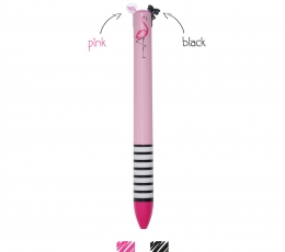 Divkrāsu pildspalva "Flamingo"