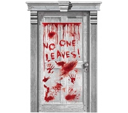 Durvju dekorācija "No one leaves" (165x85 cm)