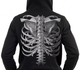 Džemperis ar kapuci un masku "Galvaskauss" 2