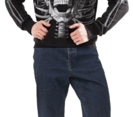 Džemperis ar kapuci un masku "Galvaskauss" 1