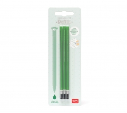 Dzēšamo pildspalvu kodoliņi, zaļi (3 gab.) 1