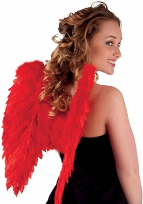 Eņģeļa spārni, sarkani (50 cm)