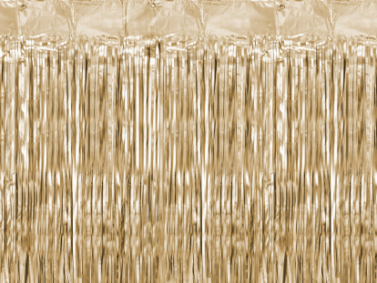 Folija aizkari, matēts zelts (90x250 cm)