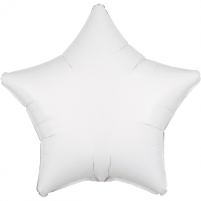 Folija balons "Baltā zvaigzne" (43 cm)