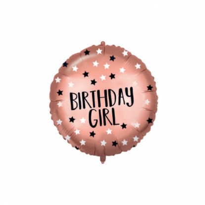 Folija balons "Birthday Girl" (46 cm)