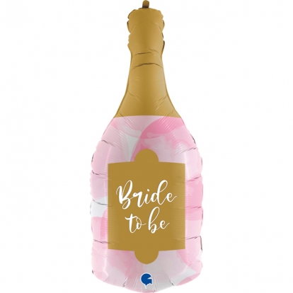 Folija balons "Bride to be šampanietis" (91 cm)