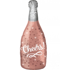 Folija balons "Cheers Rose" (25x66 cm)